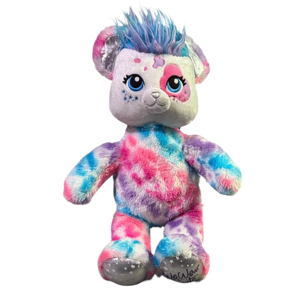 Build A Bear We Wear Cute Tie Dye Plush Teddy Bear